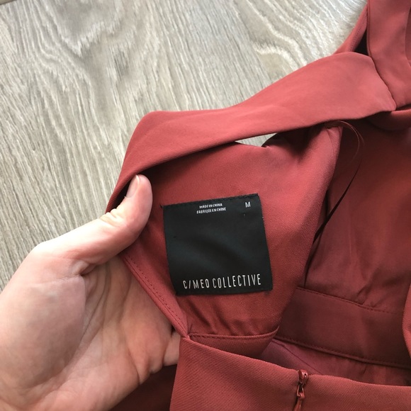 C/ MEO Collective | Maroon Halter Dress - Picture 11 of 12
